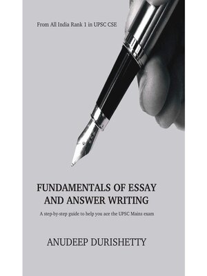 cover image of Fundamentals of Essay and Answer Writing
